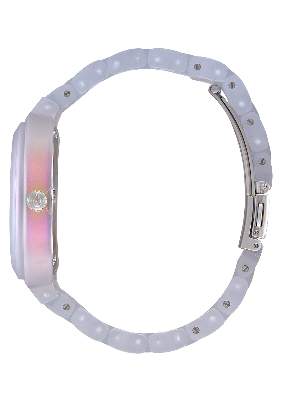Time Teller Acetate Clear Silver Sunray Rainbow View 2
