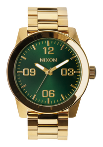 Corporal Stainless Steel Gold Green Sunray View 1