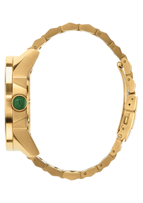 Corporal Stainless Steel Gold Green Sunray View 2