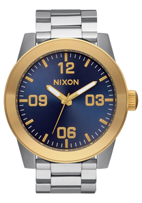Corporal Stainless Steel Gold Blue Sunray View 1