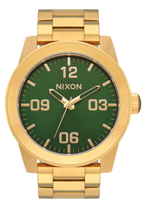 Corporal Stainless Steel Gold Green Sunray Hp Gold View 1