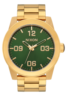 Corporal Stainless Steel Gold Green Sunray Hp Gold