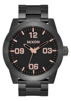 Corporal Stainless Steel All Black Rose Gold