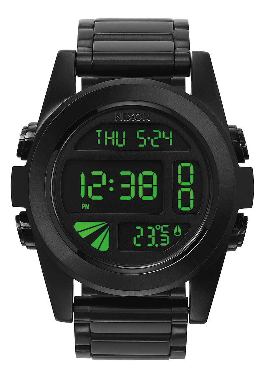 Unit SS All Black / Green View 1