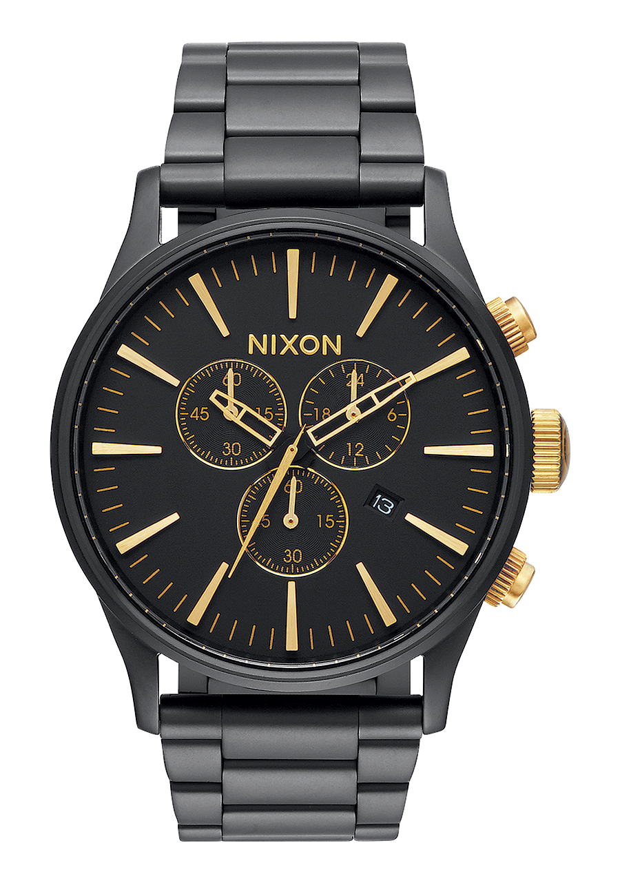 Sentry Chrono V1 Matte Black / Gold View 1