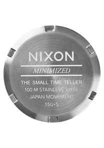 Small Time Teller Navy Rose Gold View 4
