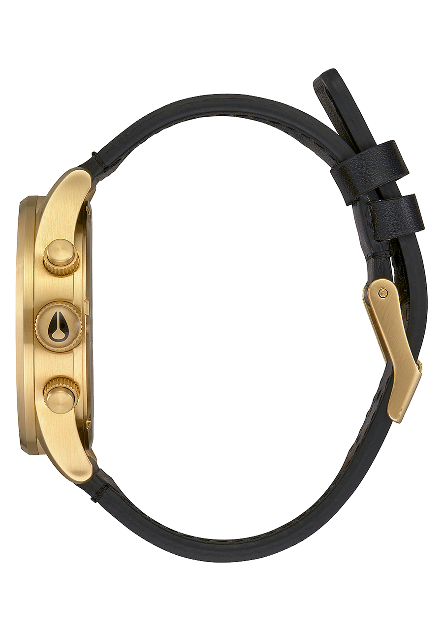 Sentry Chrono Leather Gold Black Black V1 View 2