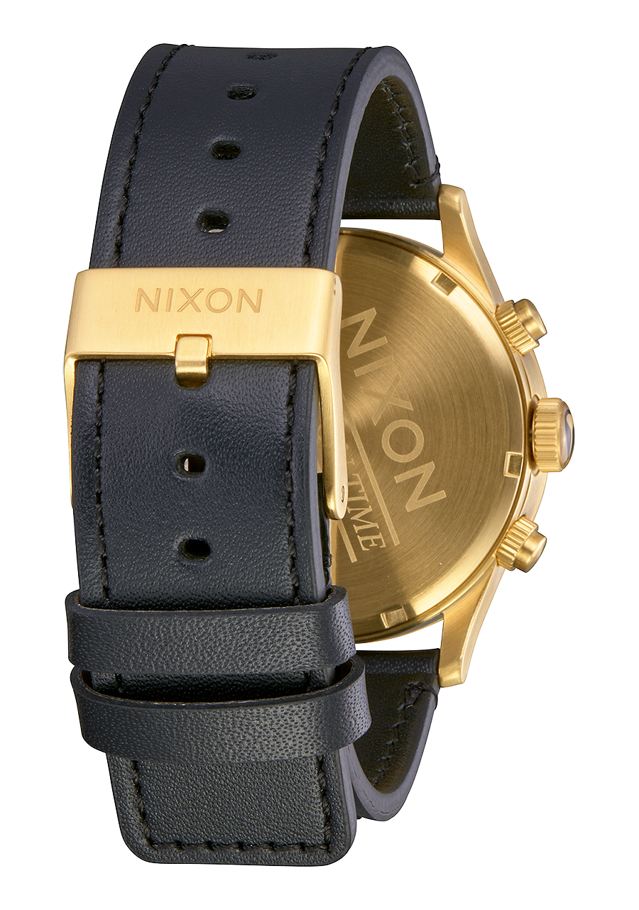 Sentry Chrono Leather Gold Black Black V1 View 3