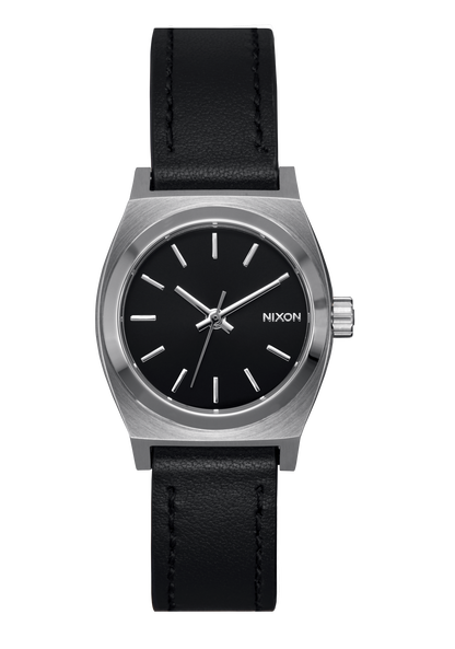 Small Time Teller Leather Silver / Black View 1