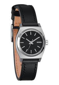 Small Time Teller Leather Silver / Black View 2