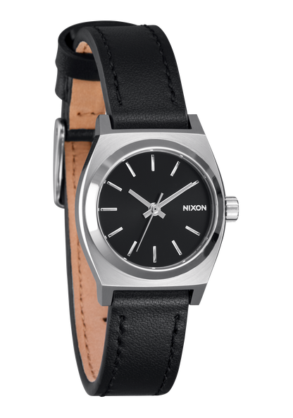 Small Time Teller Leather Silver / Black View 2