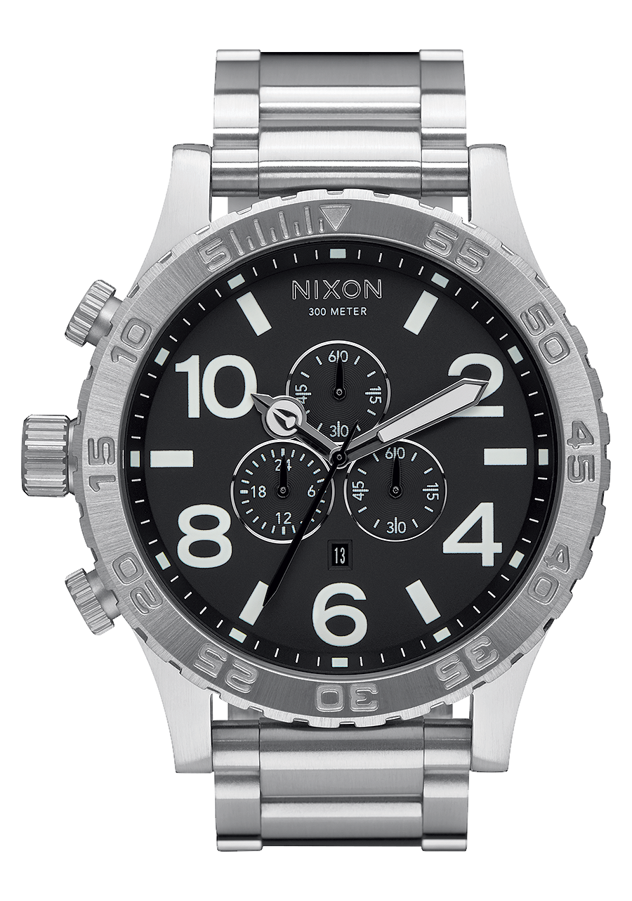 Nixon 51-30 Caseback Black Matte View 1