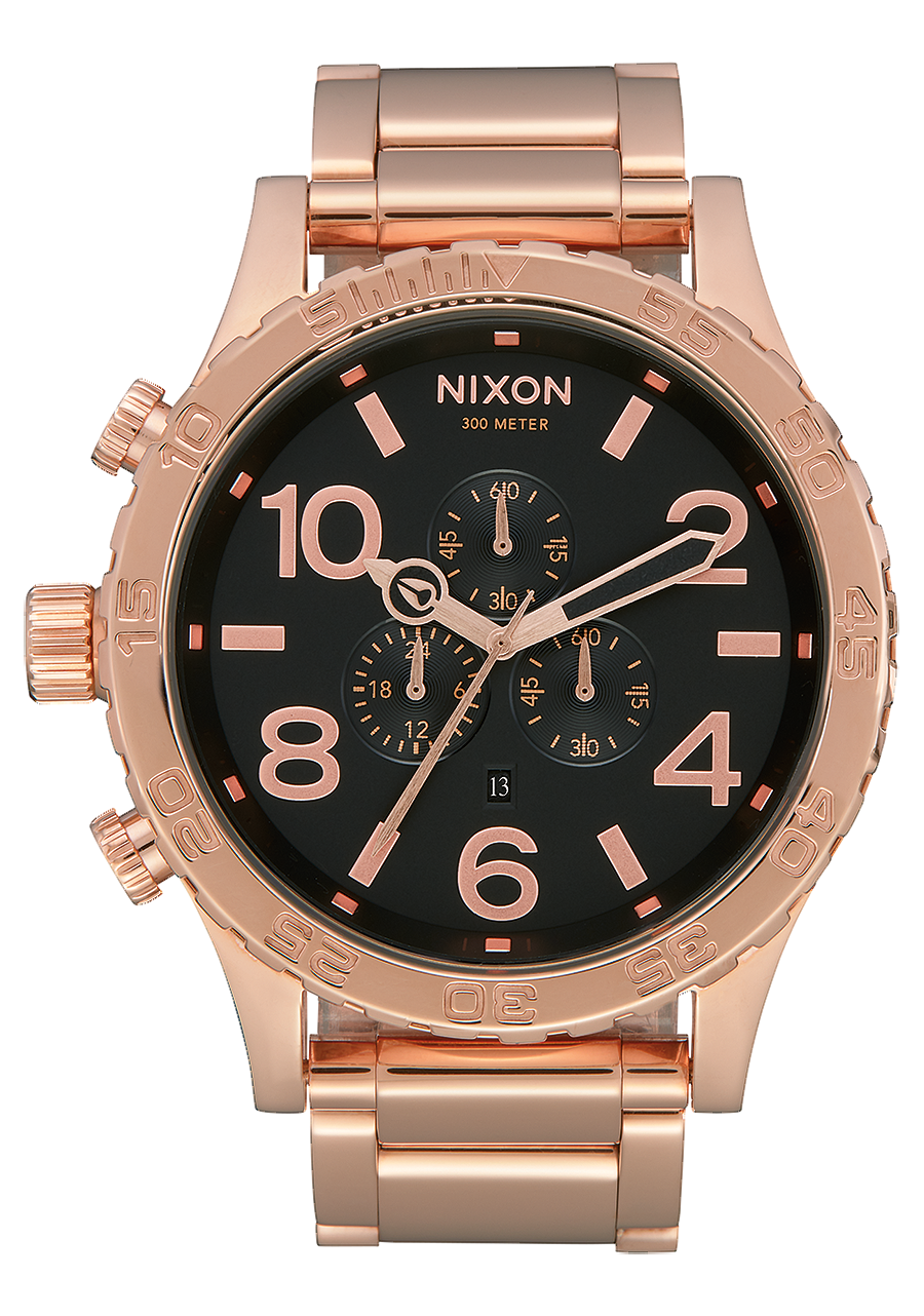 51 30 Chrono All Rose Gold Black V1 View 1