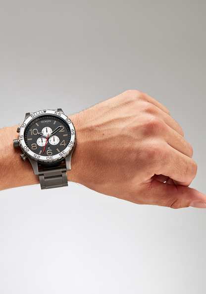 51-30 Chrono - Black / White / Gunmetal View 6