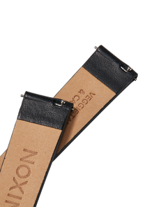 16mm Veg Tanned Leather Band Black View 4