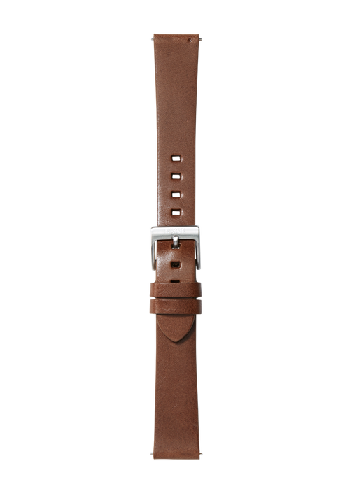 16mm Vegetable Tanned Leather Band - Olive