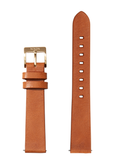 16mm Vegetable Tanned Leather Band - Saddle