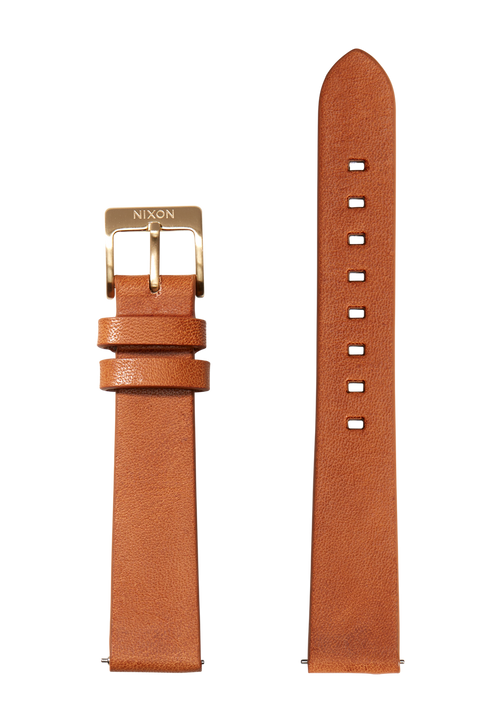 16mm Vegetable Tanned Leather Band - Saddle