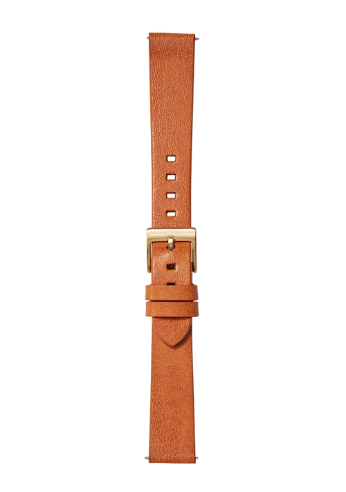 16mm Vegetable Tanned Leather Band - Saddle