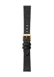 16mm Pineapple Leather Band Black View 2