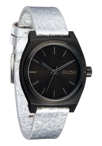 16mm Pineapple Leather Band Silver Foil View 5