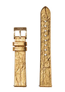 16mm Pineapple Leather Band Gold Foil View 1