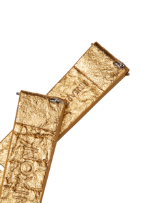 16mm Pineapple Leather Band Gold Foil View 4