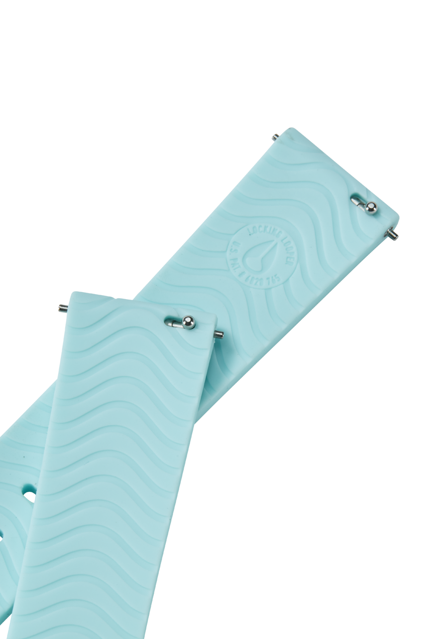 16mm Silicone Band - Ocean Blue View 3