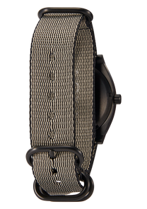 20mm One Piece #TIDE Recycled PET Strap Khaki / Black View 5