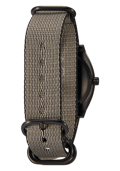 20mm Nylon #TIDE NATO Band - Khaki / Black View 5