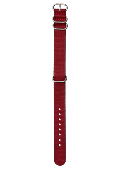 20mm Nylon #TIDE NATO Band - Red / Black