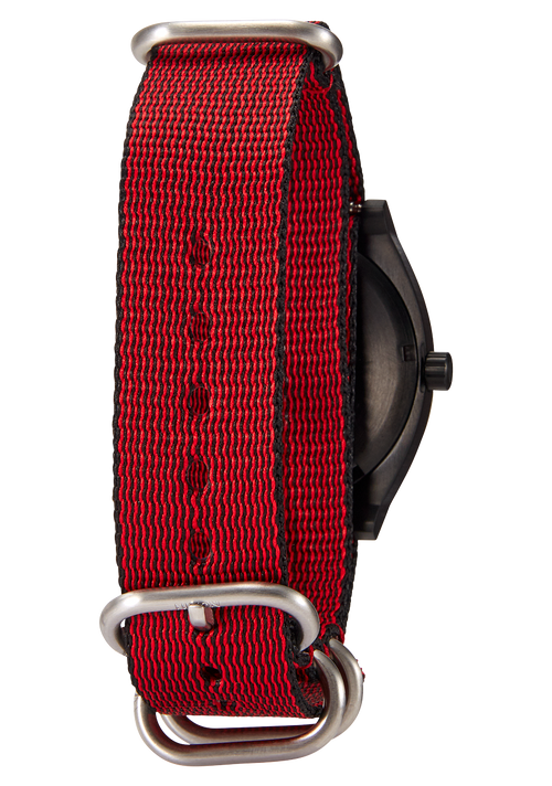 20mm Nylon #TIDE NATO Band - Red / Black