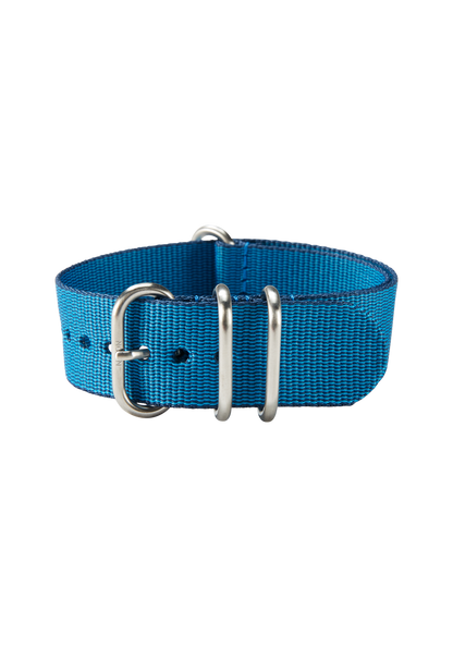 20mm Nylon #TIDE NATO Band - Navy / Blue View 2