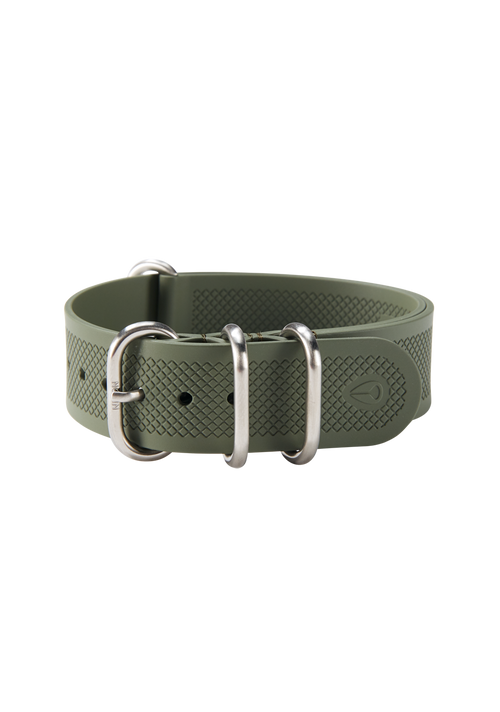 20mm FKM Rubber NATO Band - Olive