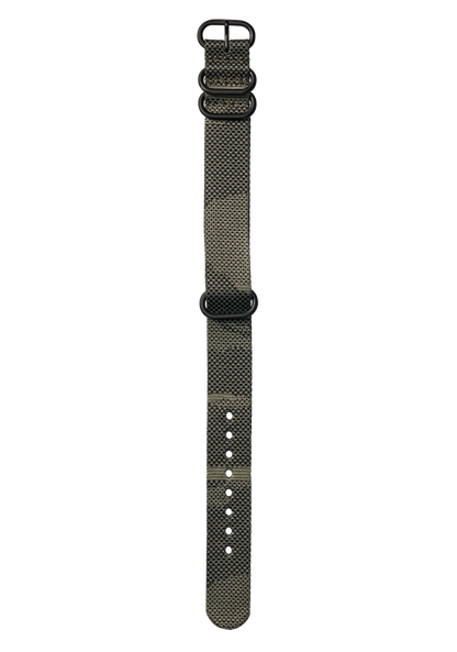 20mm Recycled NATO Band - Olive Dot Camo View 1