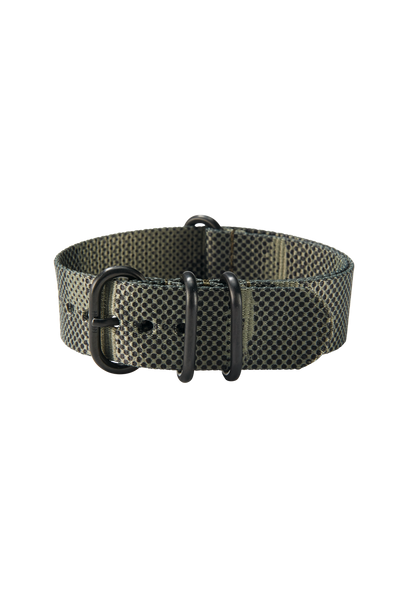 20mm Recycled NATO Band - Olive Dot Camo View 2