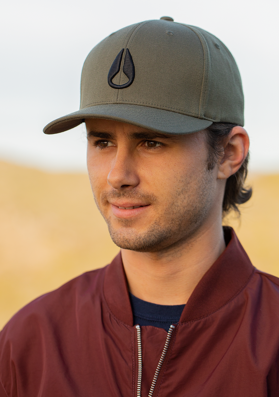 Deep Down FF Athletic Fit Hat Dark Olive S/M View 8