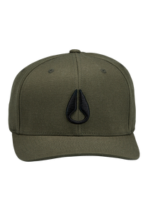 Deep Down FF Athletic Fit Hat Dark Olive S/M View 3