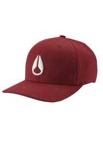 Deep Down FF Athletic Fit Hat Burgundy / White S/M View 1