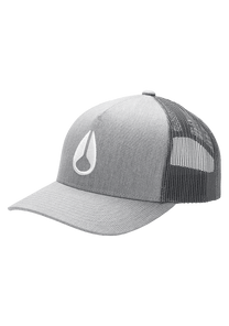 Iconed Trucker Hat Heather Gray View 1