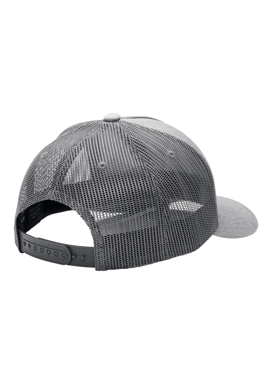 Iconed Trucker Hat Heather Gray View 2