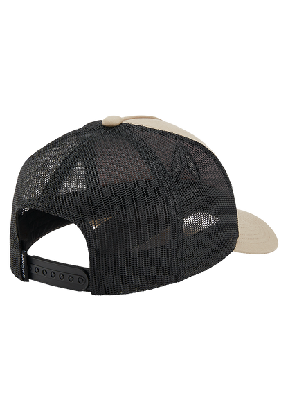 Iconed Trucker Hat Khaki Black View 2