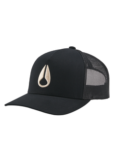 Iconed Trucker Hat Black Khaki