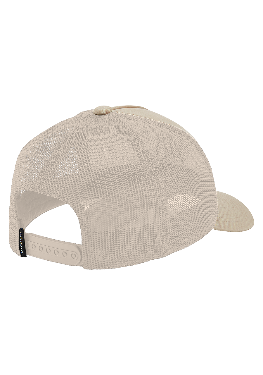Iconed Trucker Hat All Khaki Black View 2