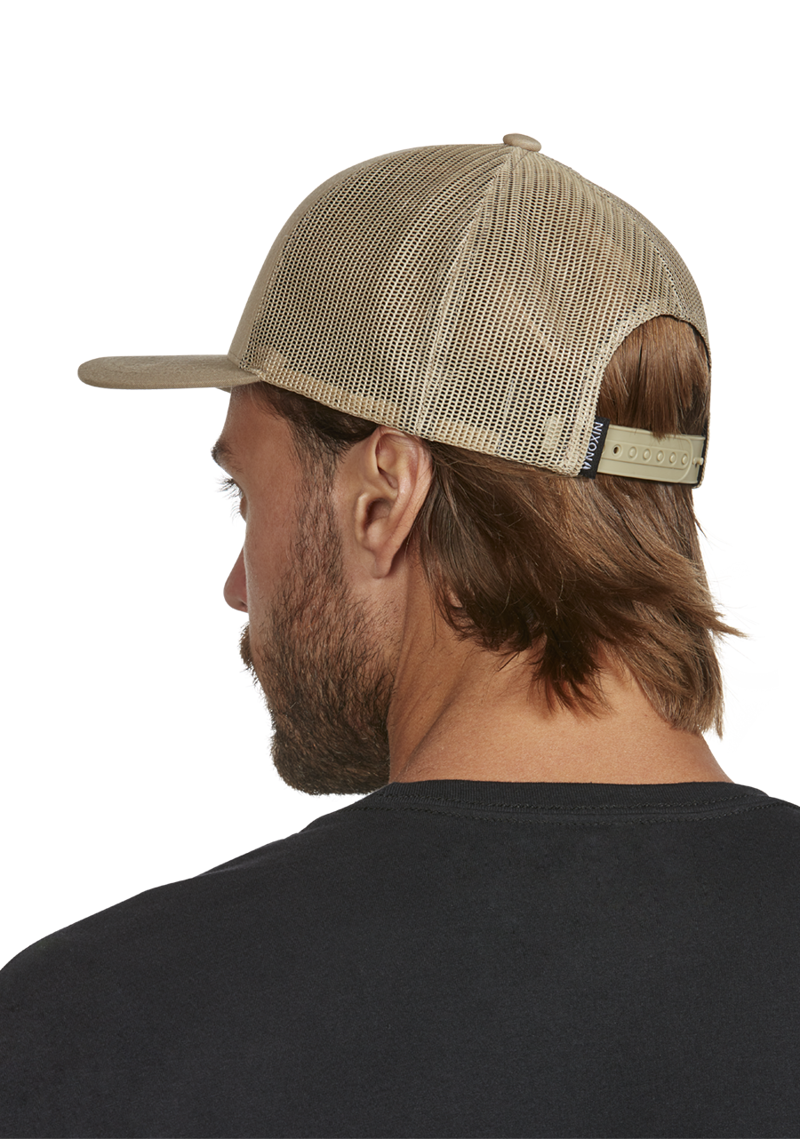 Iconed Trucker Hat All Khaki Black View 4