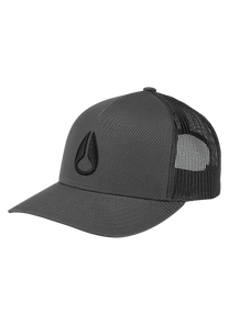 Iconed Trucker Hat Charcoal / Black View 1