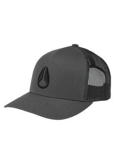 Iconed Trucker Hat Charcoal / Black