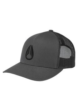 Iconed Trucker Hat Charcoal / Black