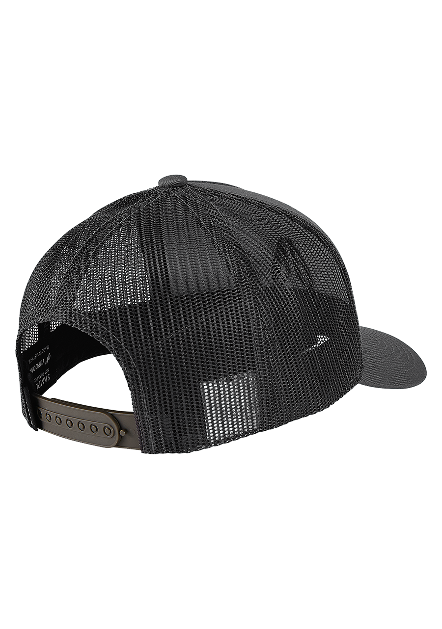 Iconed Trucker Hat Charcoal / Black View 2