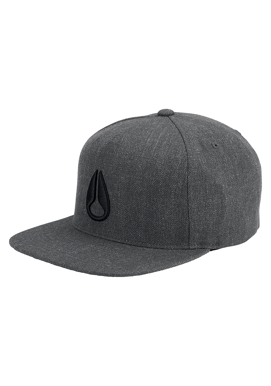 Simon Snap Back Hat Dark Gray Heather View 1